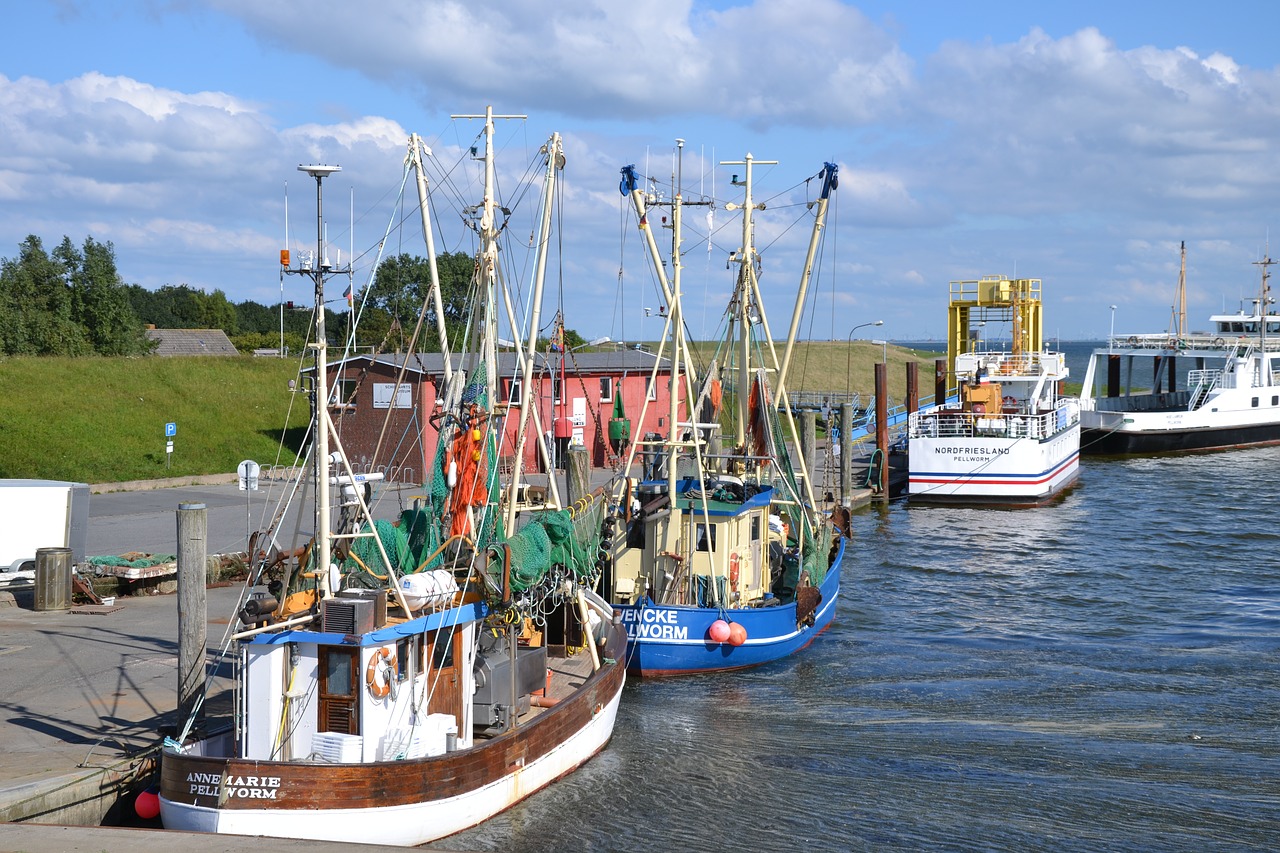 port crab fisherman north sea free photo