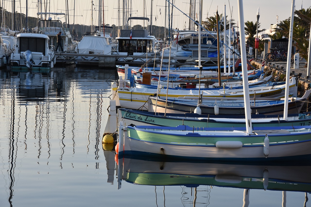 port france sea free photo