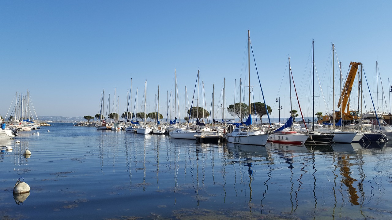 port water sky free photo