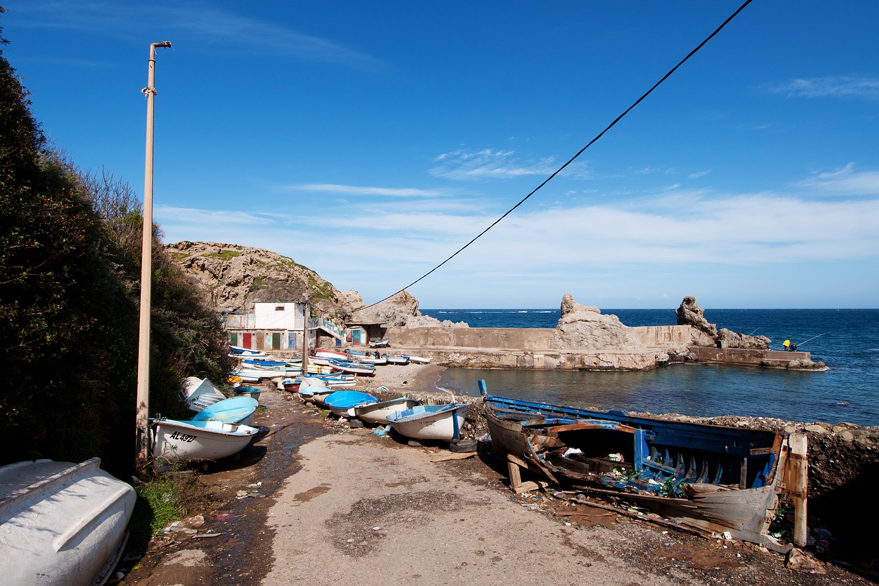 port ain-taya algeria free photo