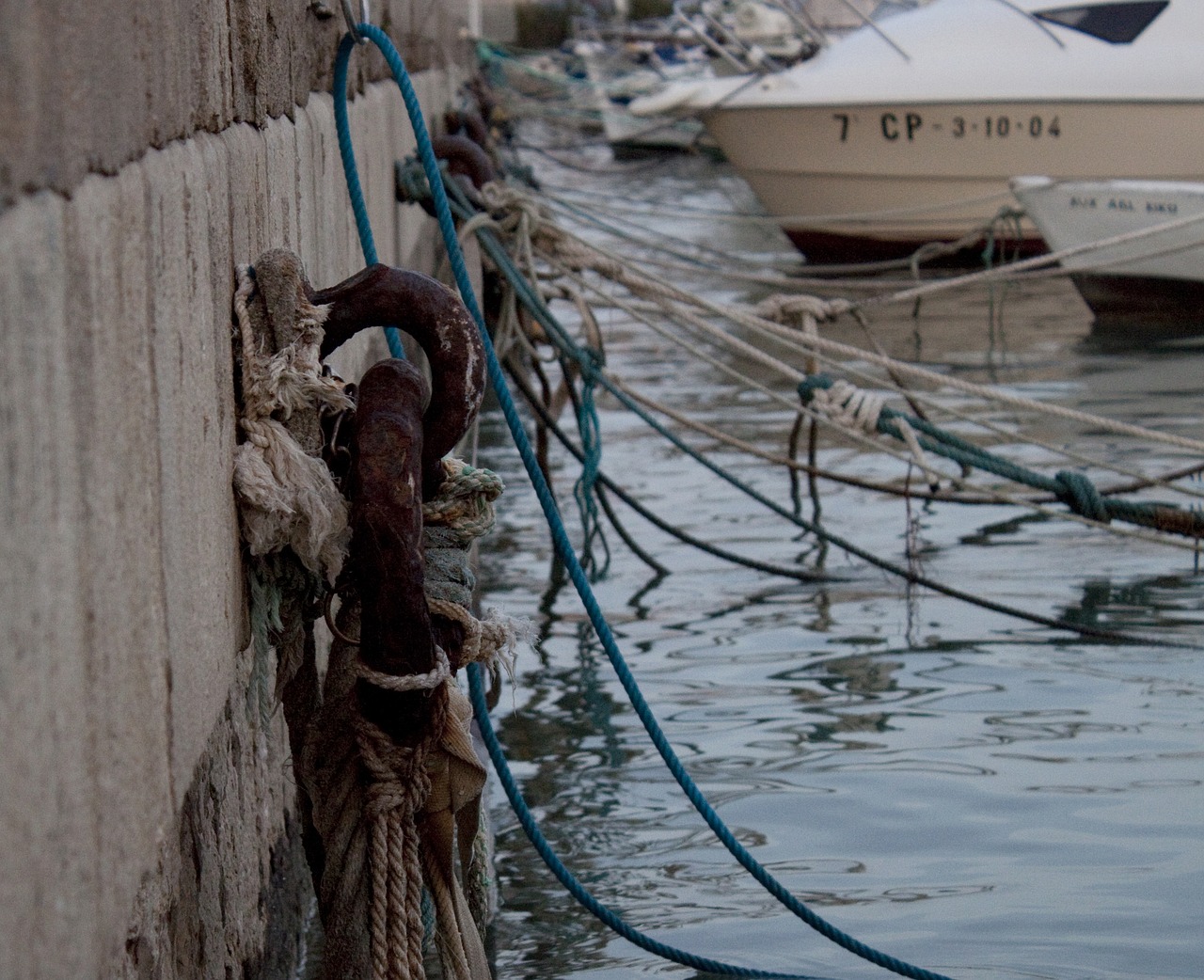 port sea boat free photo