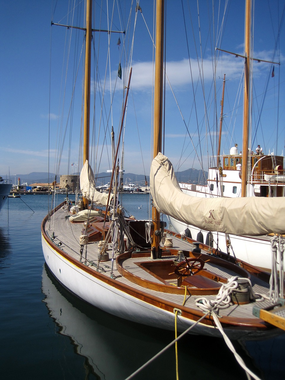 port masts mediterranean free photo