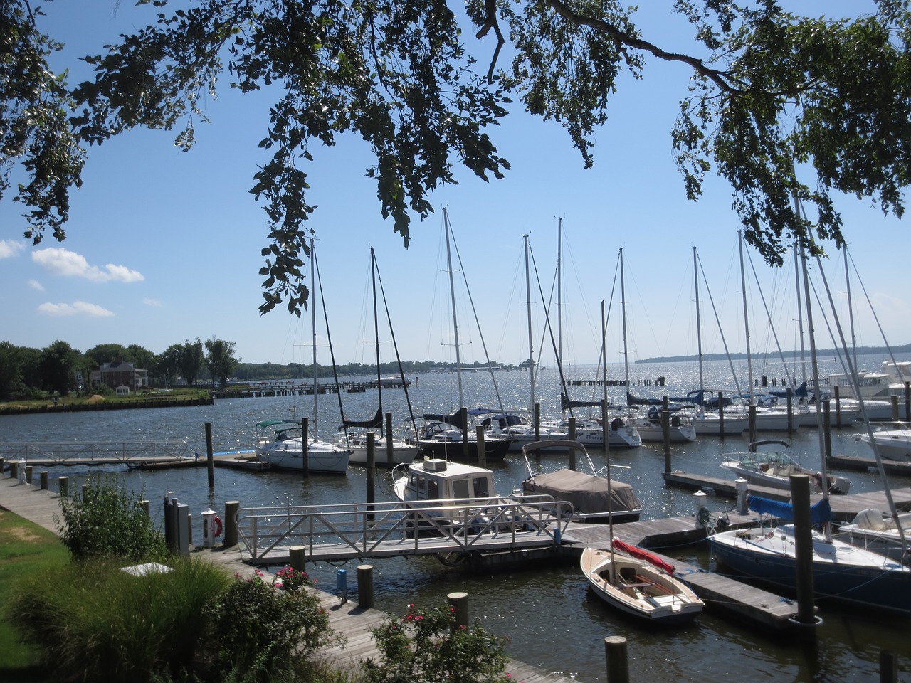 port atlantic city sailboats free photo