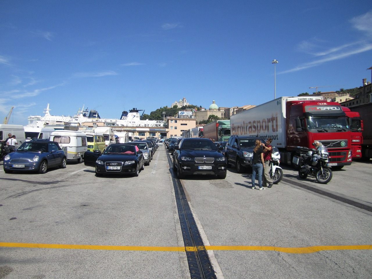 port ferry autos free photo
