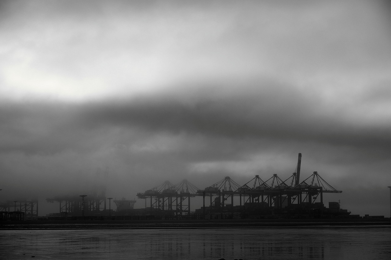 port  industry  crane free photo