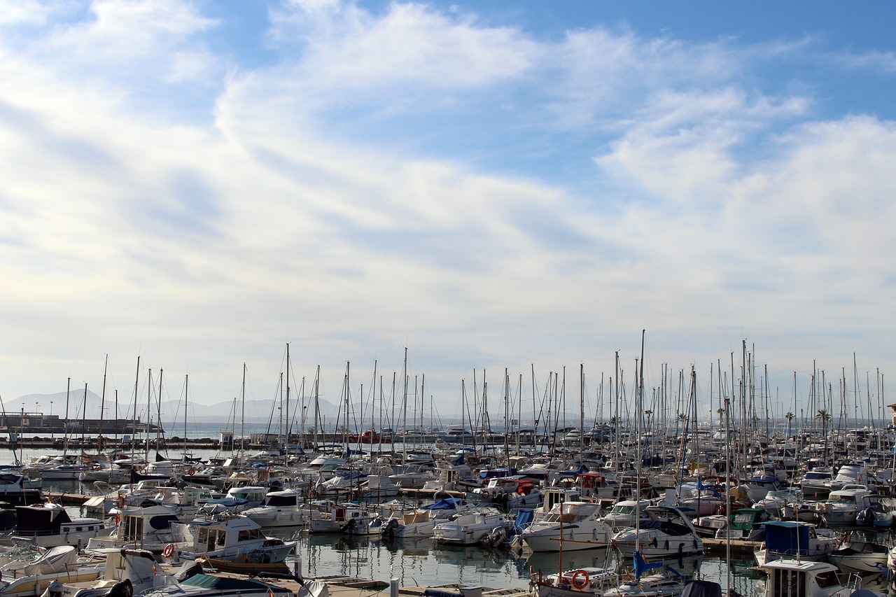 port  port d'alcudia  mallorca free photo