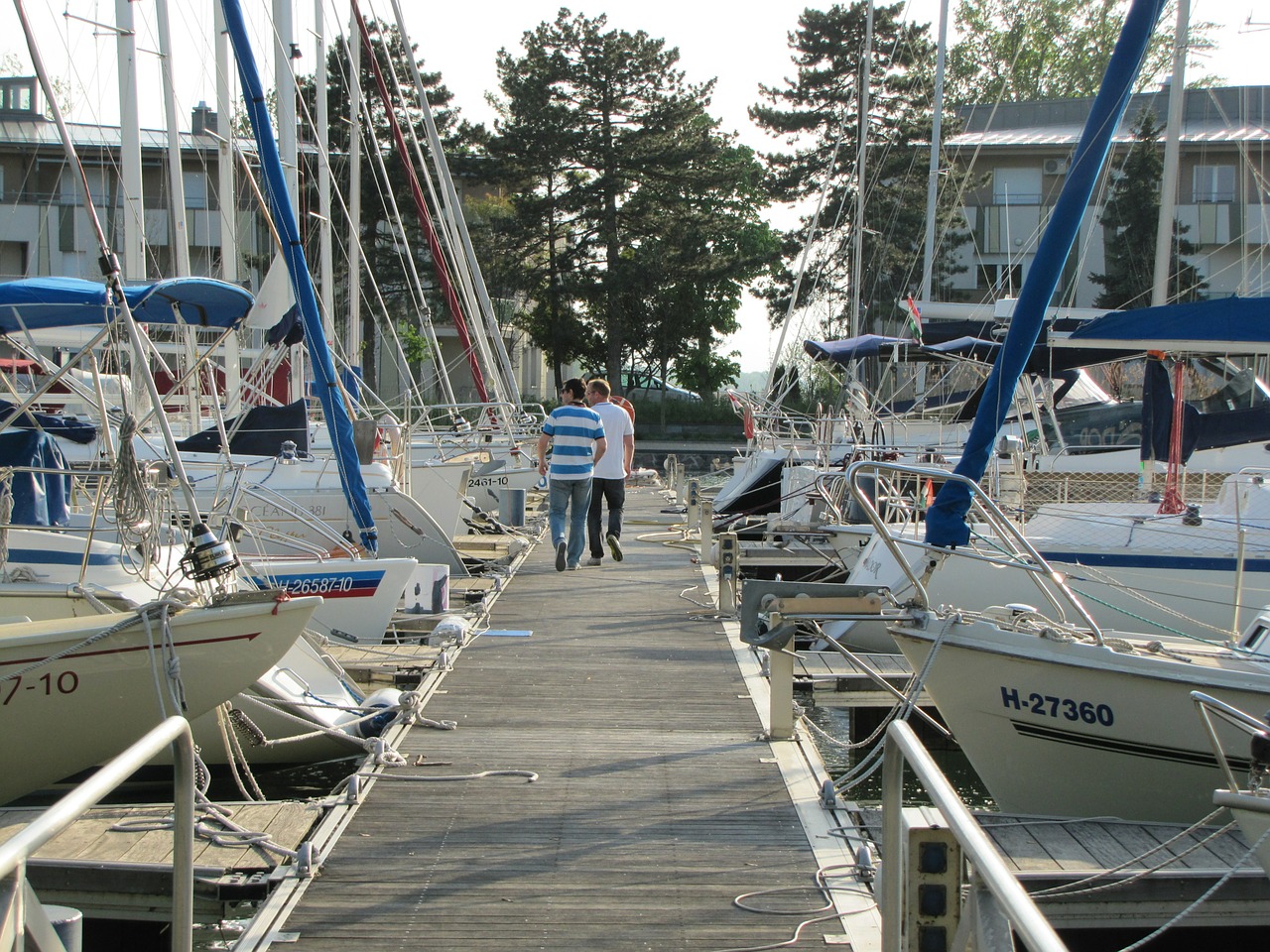 port lake balaton ship free photo