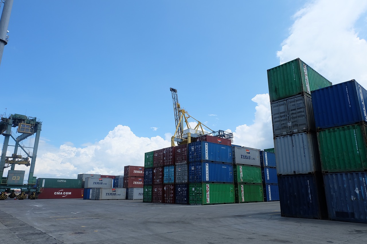 port  cargo  shipping free photo