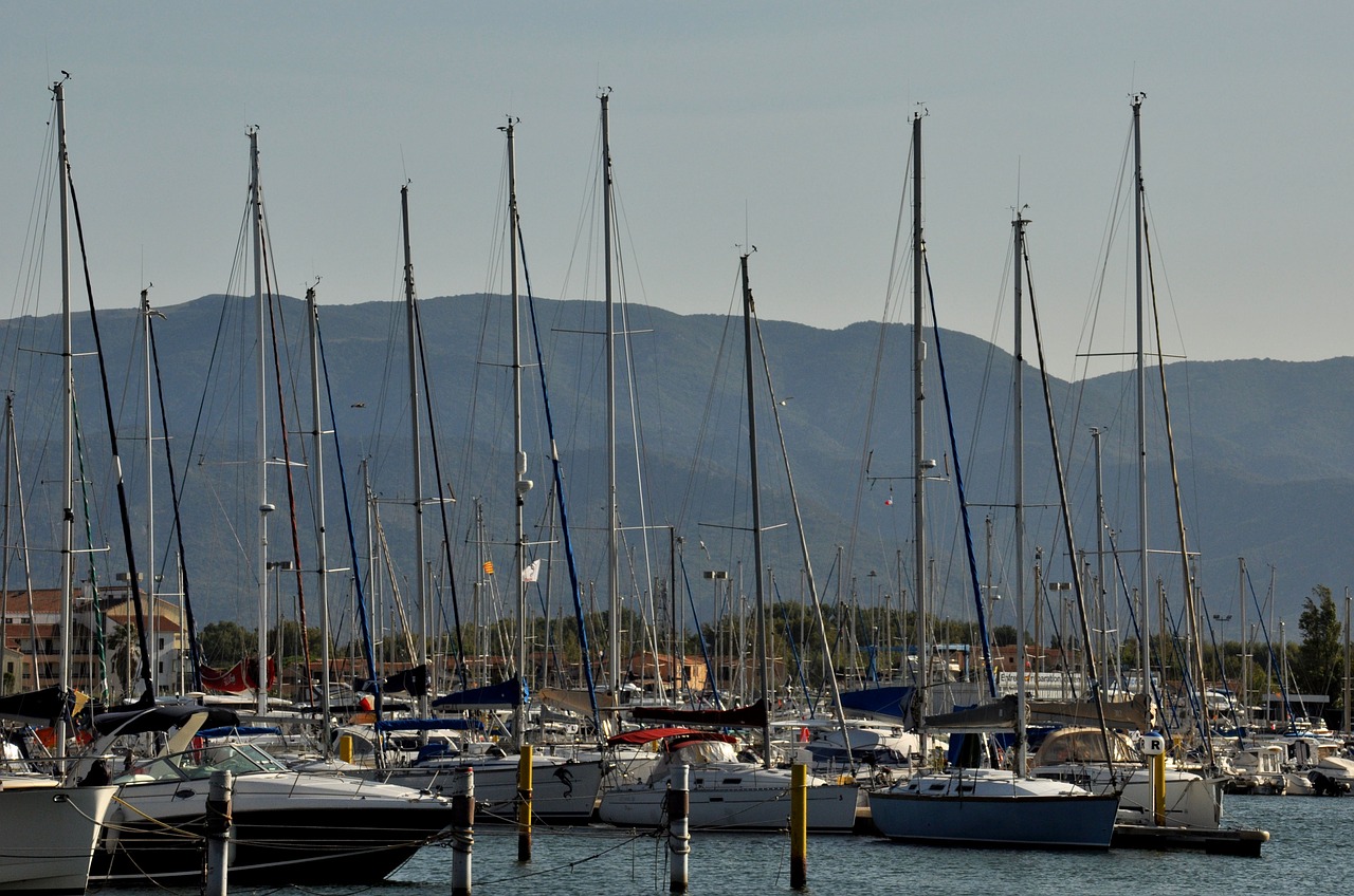 port  boats  sailing free photo