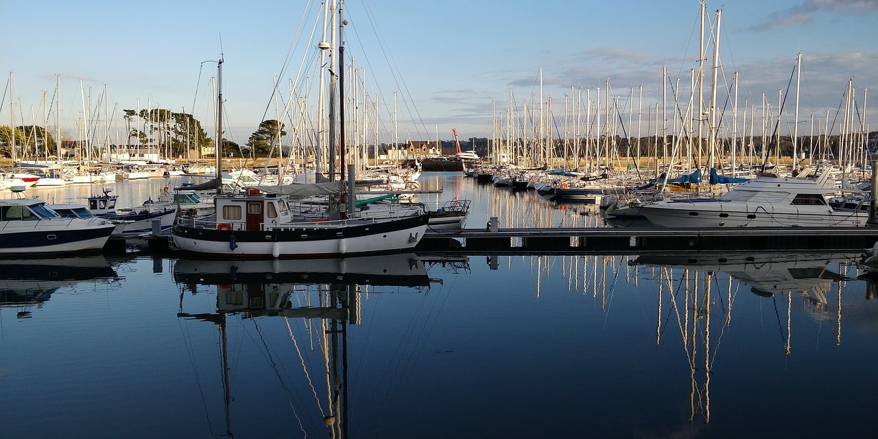 port  sea  boats free photo