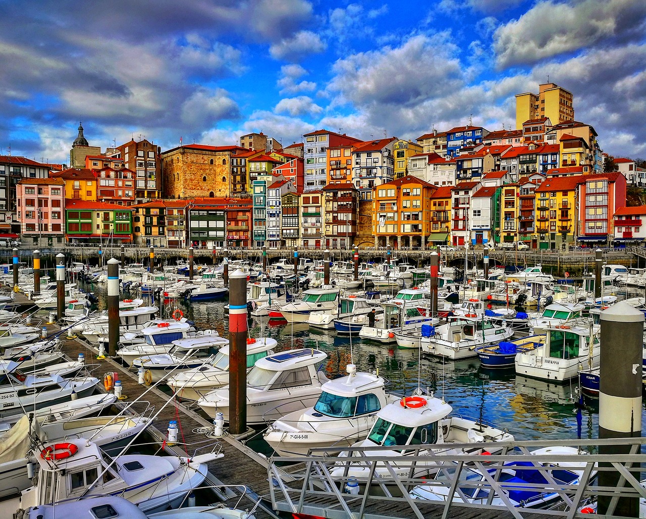 port  fishing  boat free photo