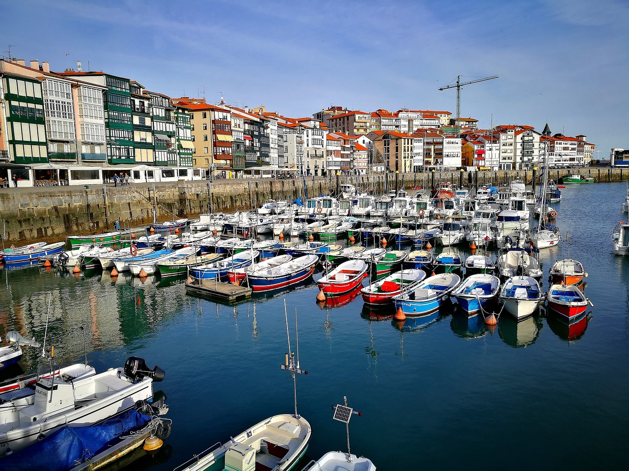 port  fishing  boat free photo