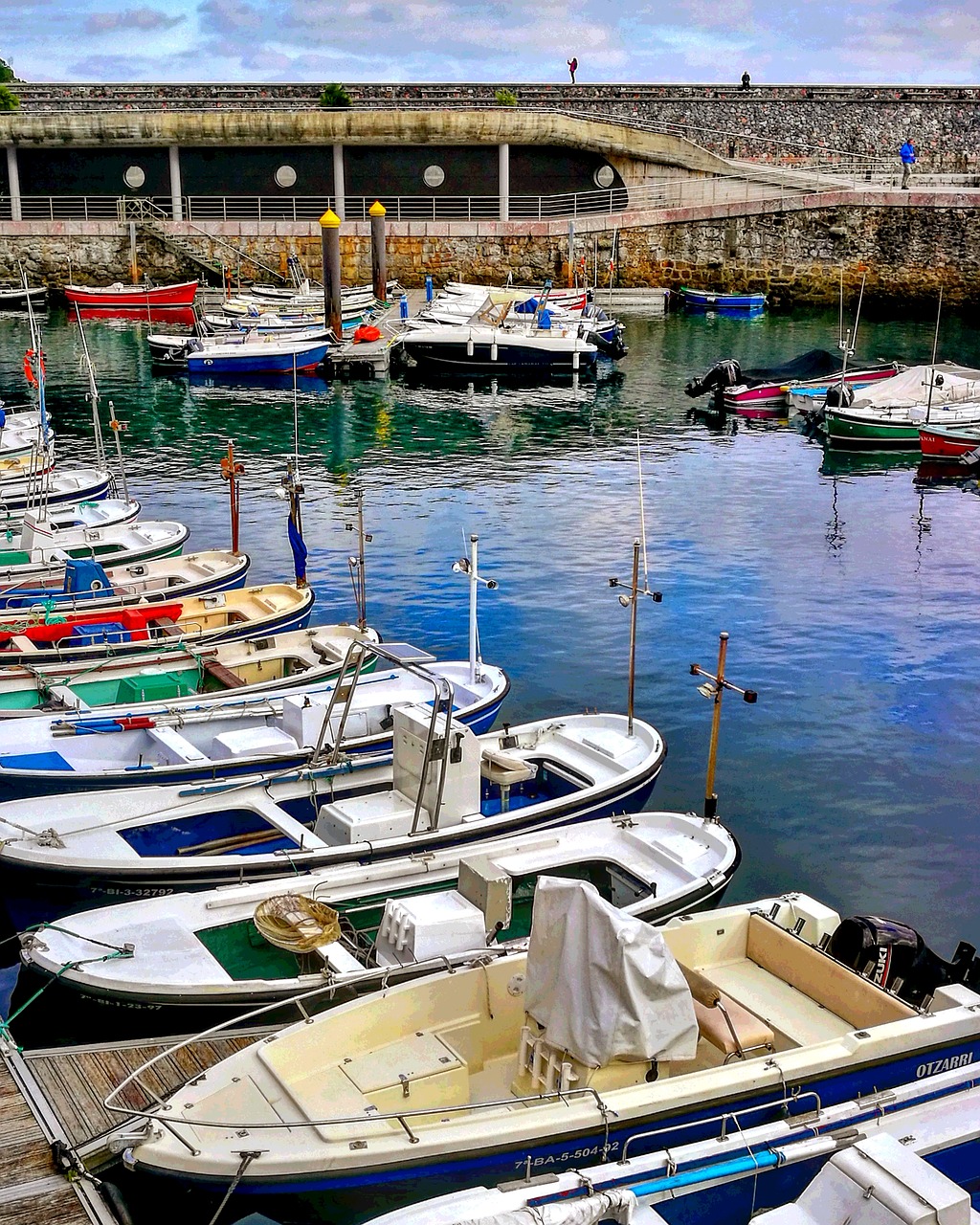 port  fishing  boat free photo