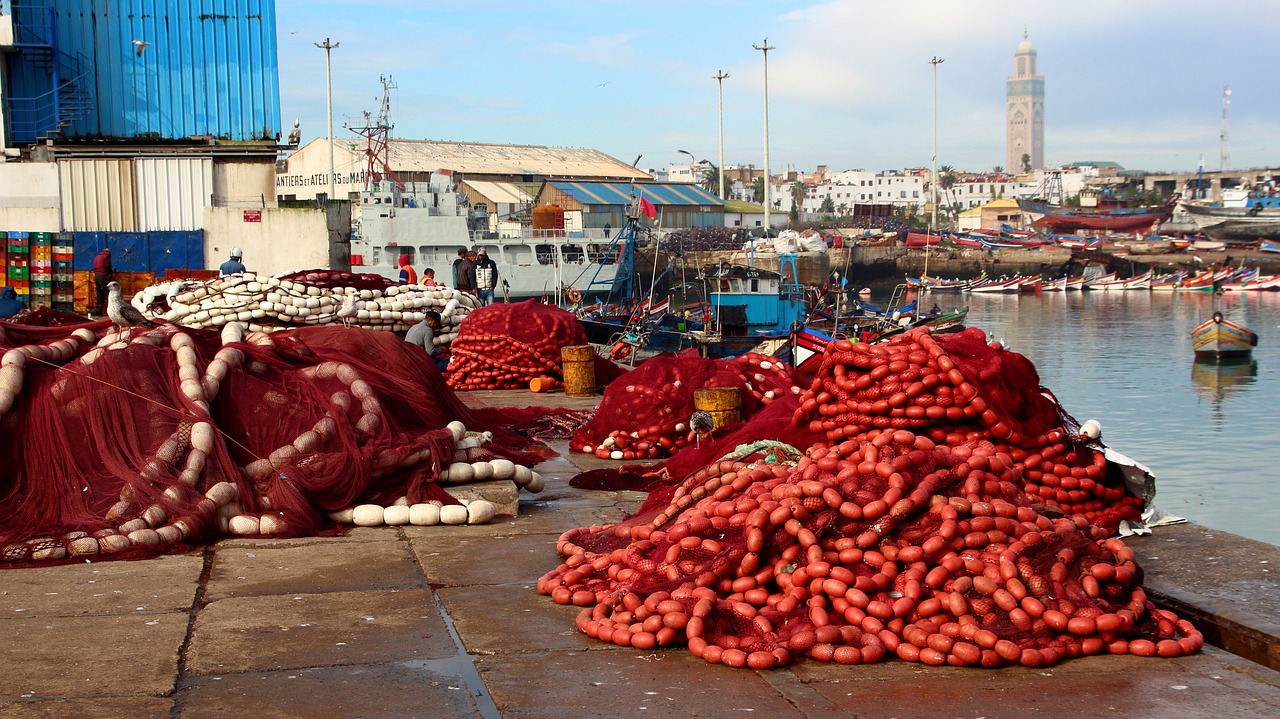 port  casablanca  morocco free photo