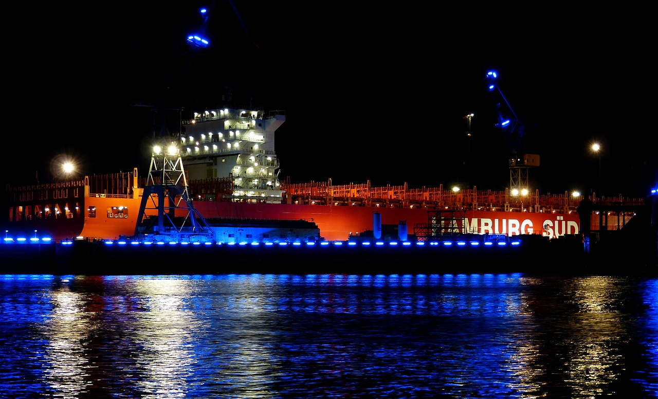port hamburg ship free photo