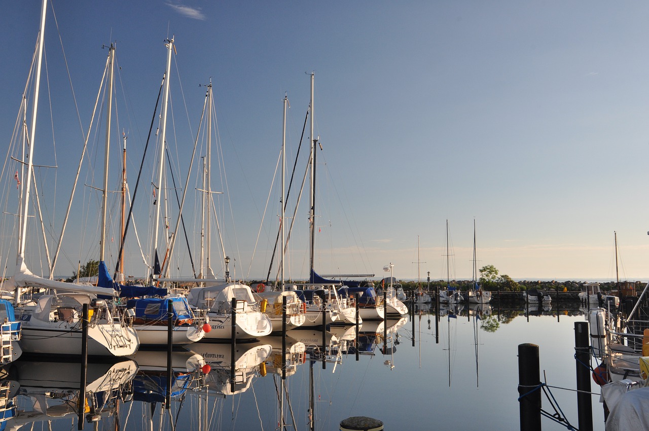 port  sailing boats  water free photo