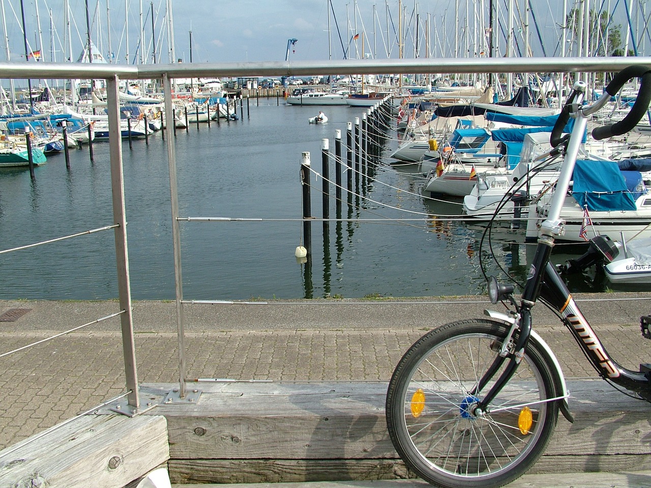 port baltic sea bike free photo