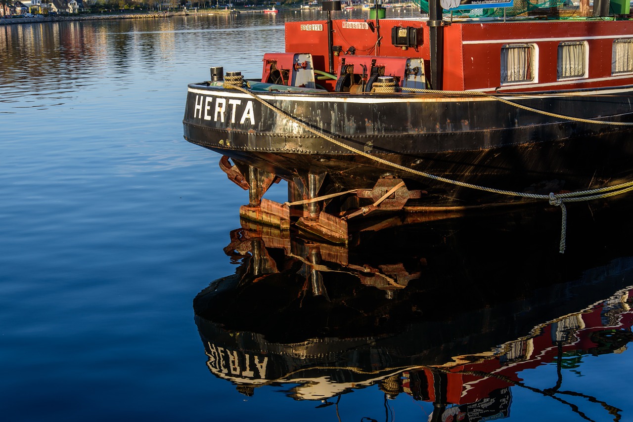 port ship water free photo