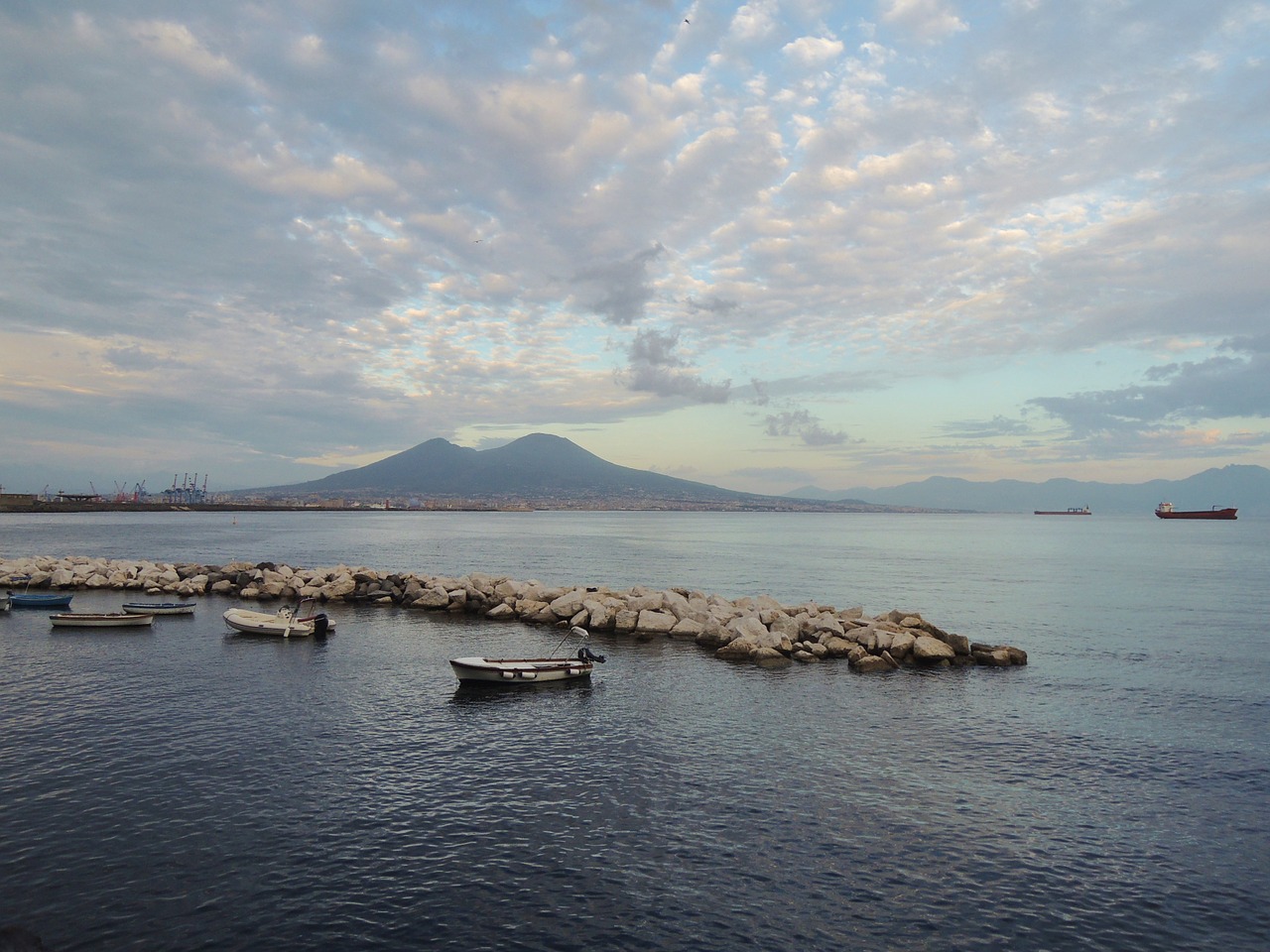 port cloud sky free photo