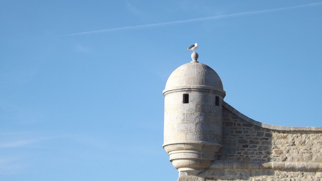 port-louis citadel blue sky free photo