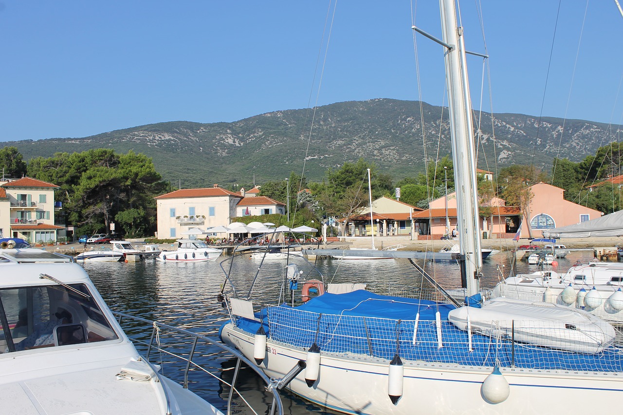 port nerezisce mali losinj croatia free photo