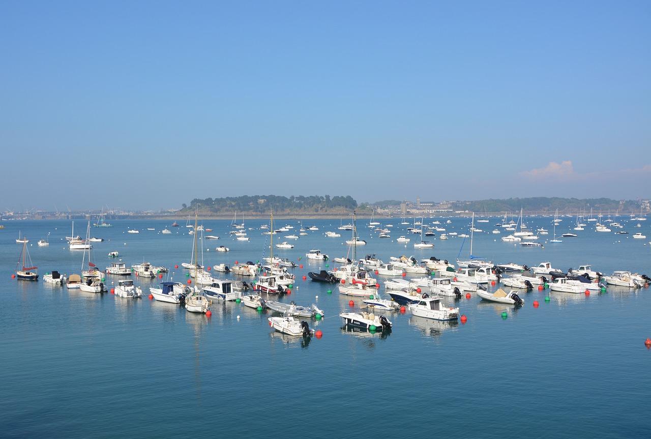 port of dinard  marina  panoramic views free photo