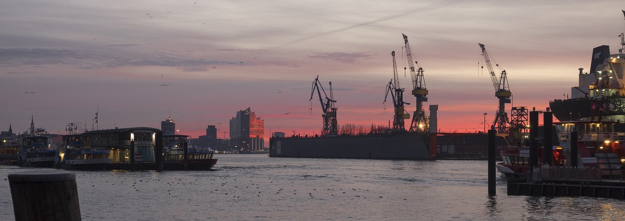 port of hamburg elbe philharmonic hall germany free photo