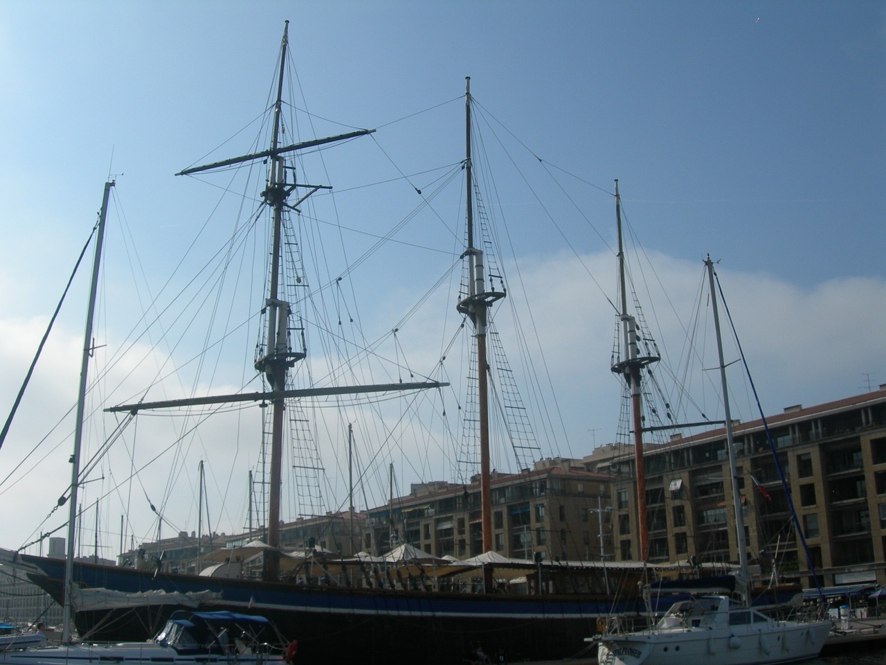 sailboat marseille port free photo