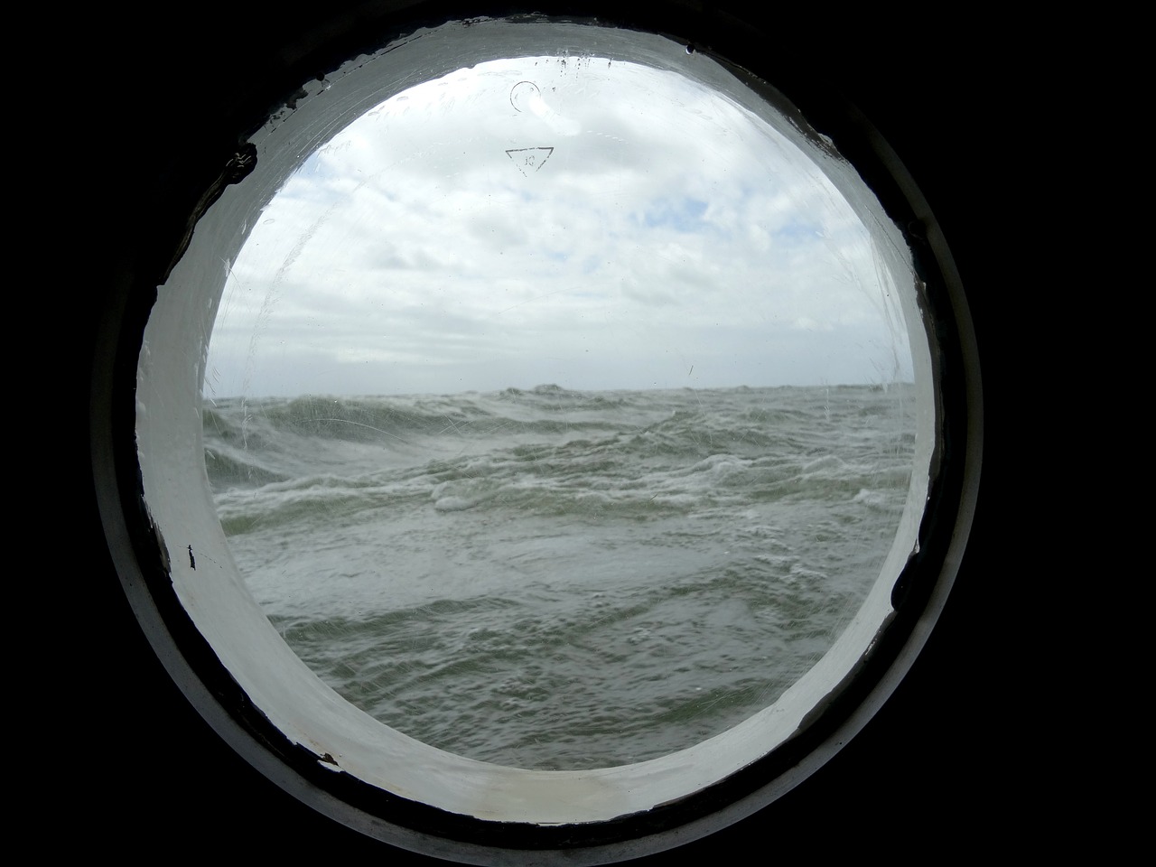 porthole sailing vessel sea free photo