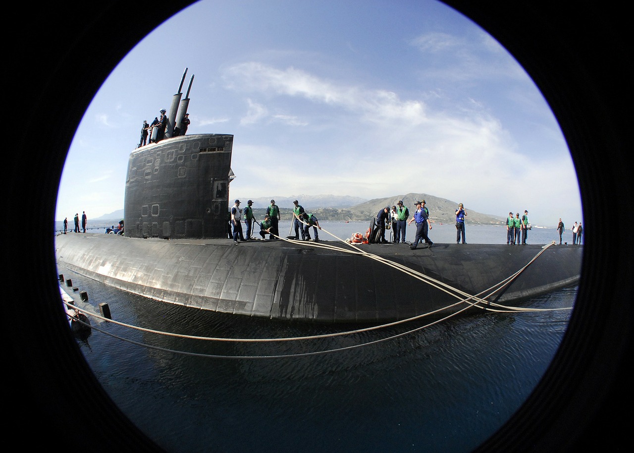 porthole greece submarine free photo