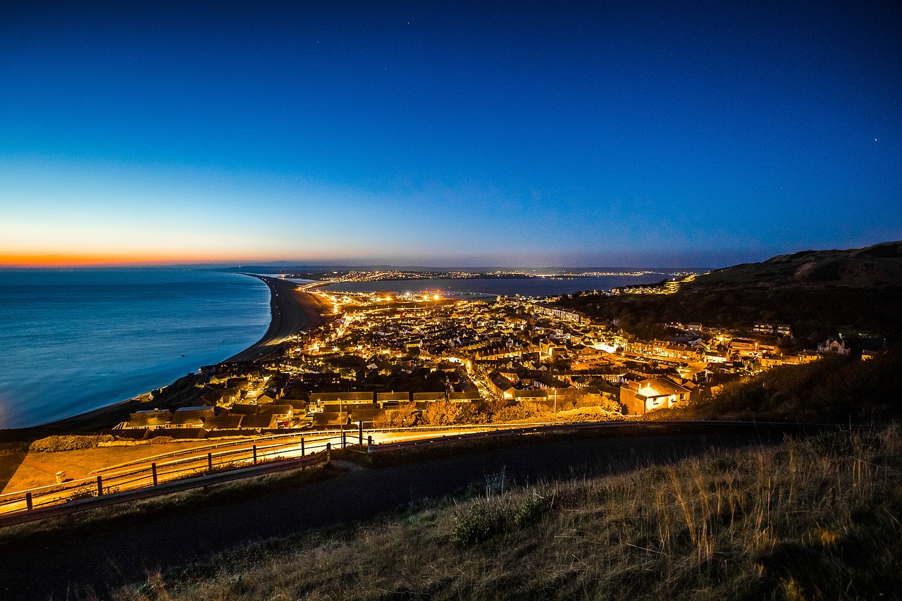 portland twilight ocean free photo