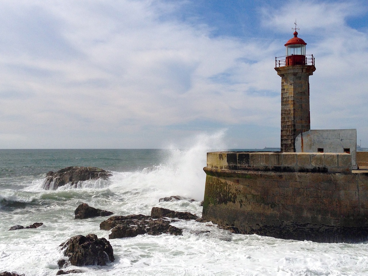 porto port wave free photo