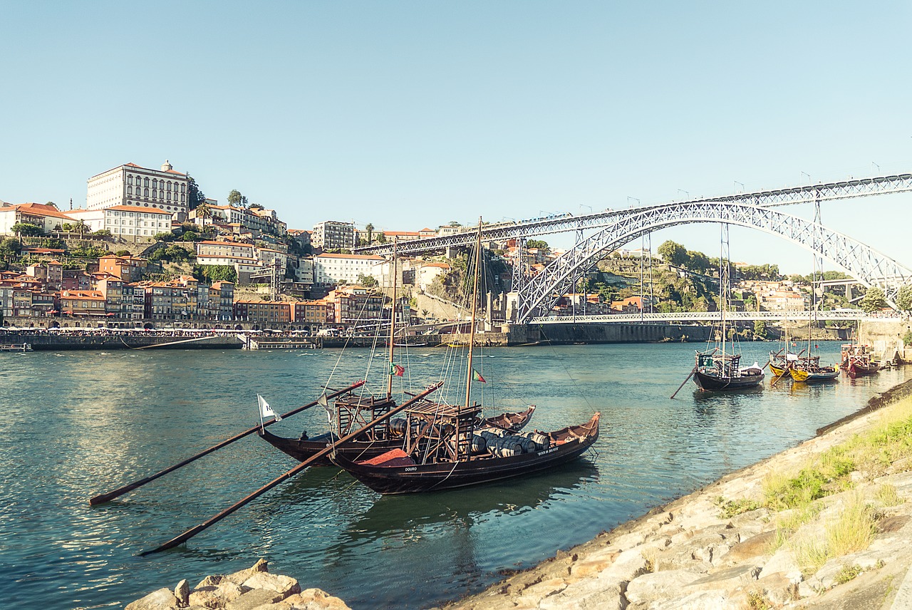 porto portugal river douro free photo