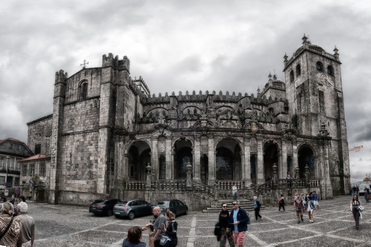 porto church old town free photo