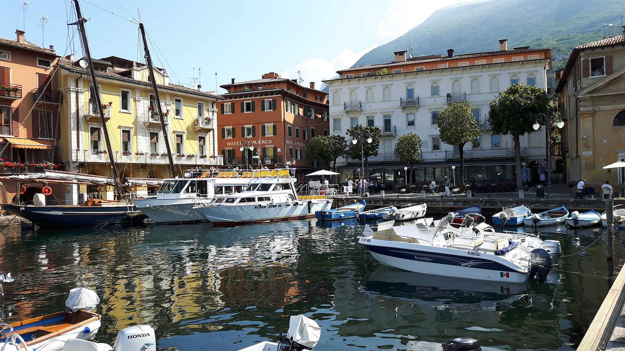 porto malcesine lake garda free photo