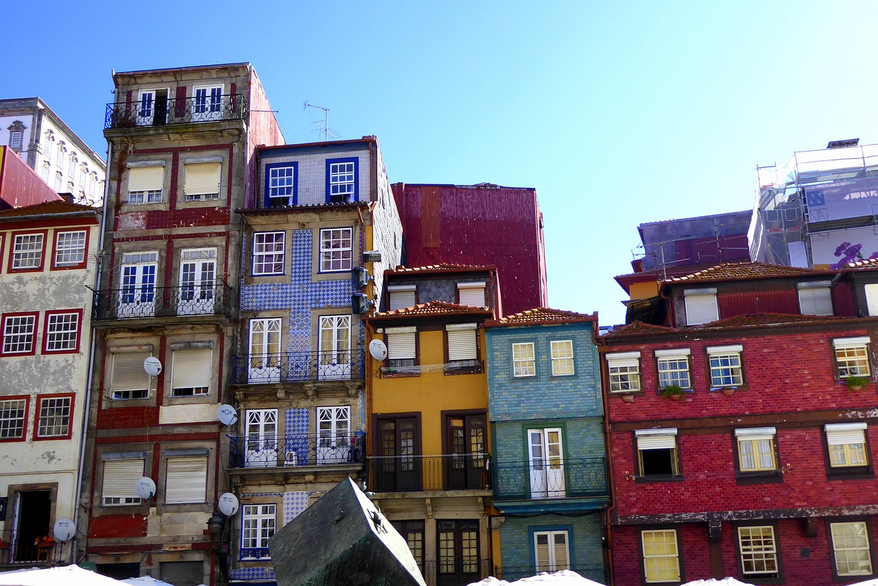 porto color tiles free photo