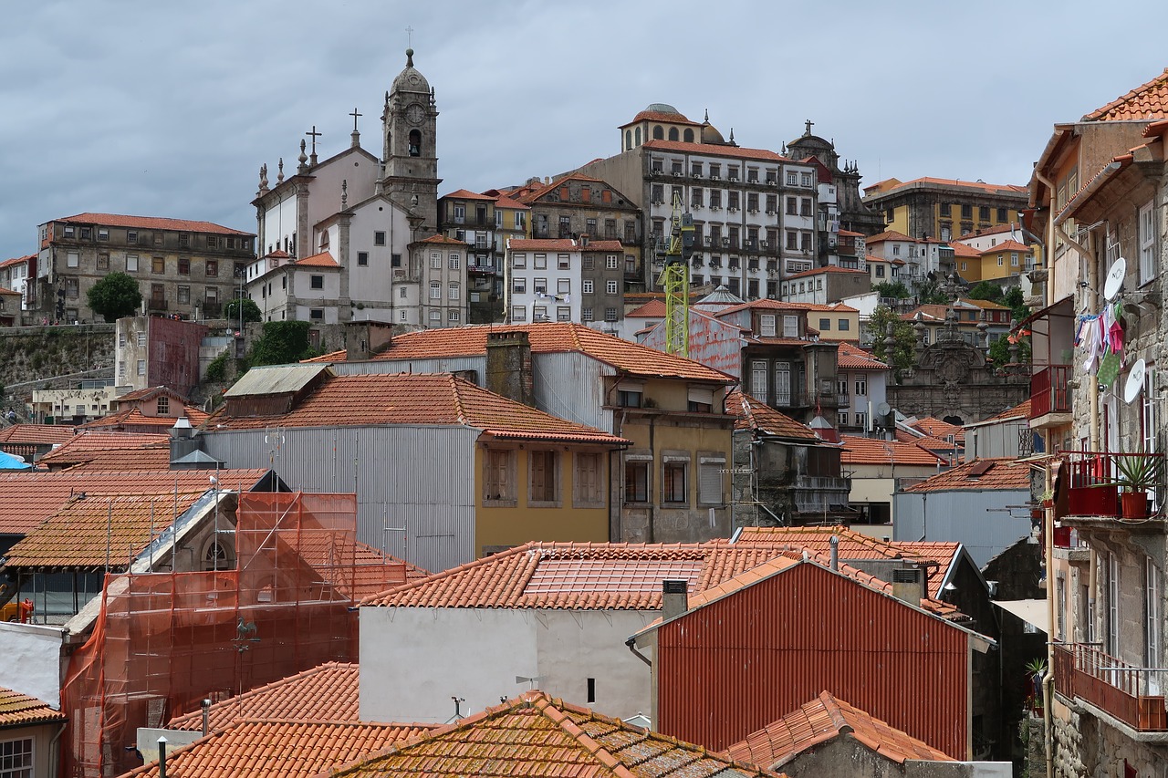 porto  city  buildings free photo