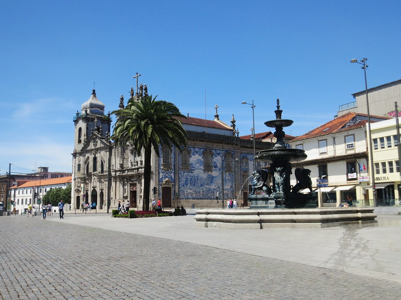 porto plaza portugal free photo