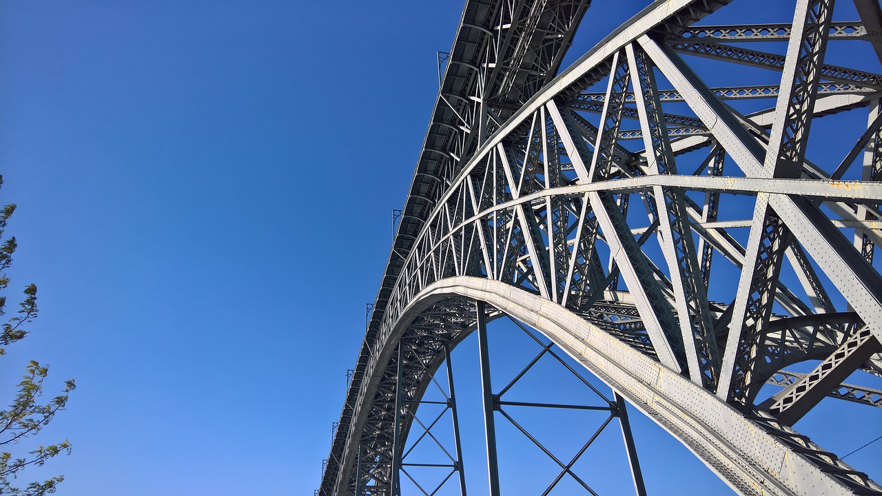 porto bridge architecture douro free photo