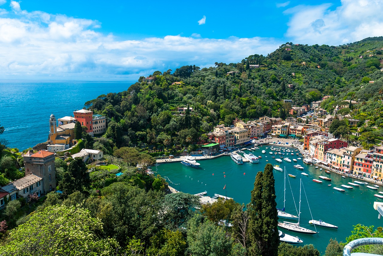 portofino the sun holidays free photo