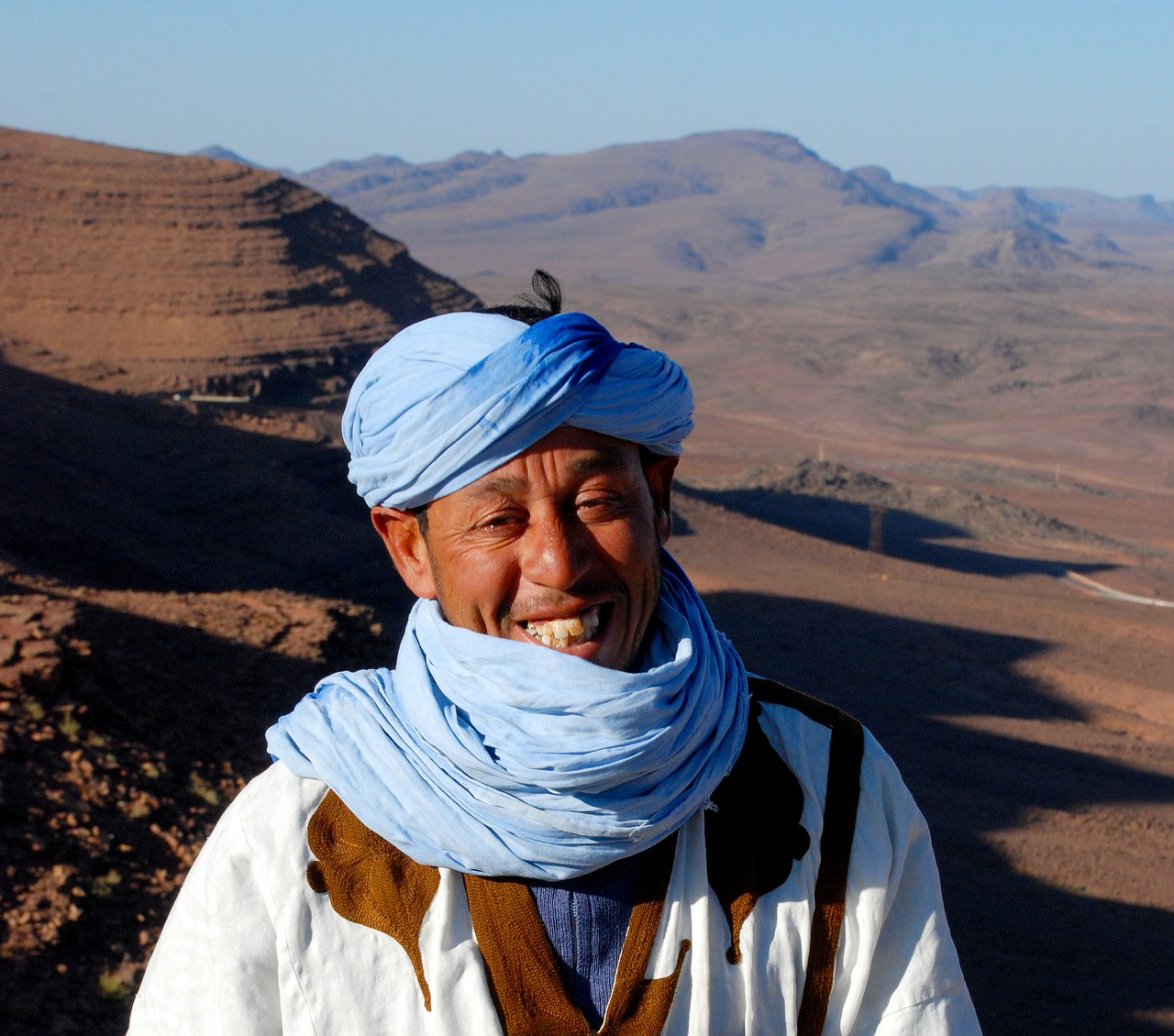 portrait morocco man free photo