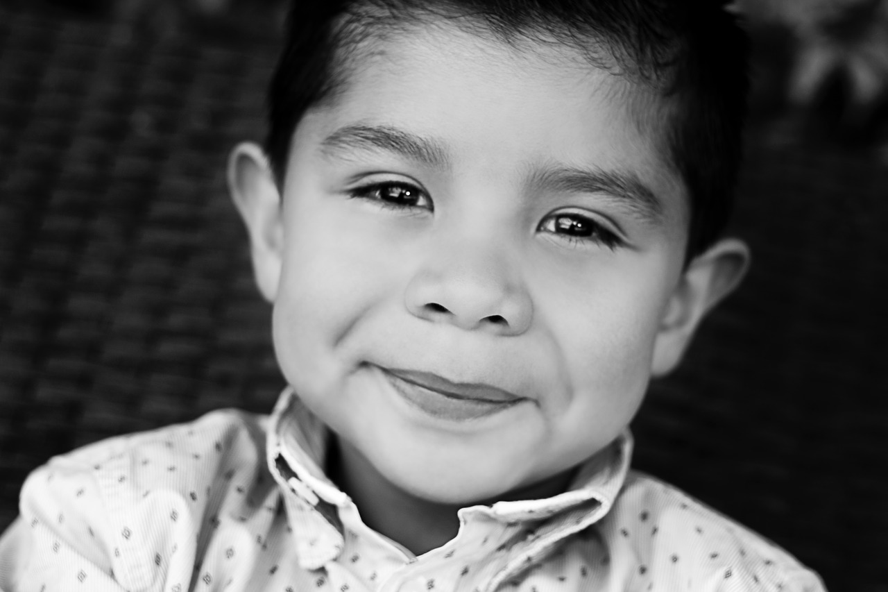 portrait black and white boy free photo