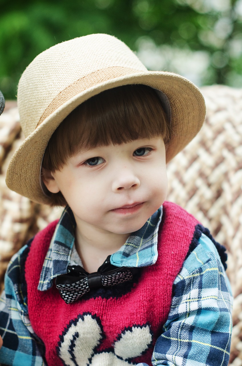 portrait baby boy free photo