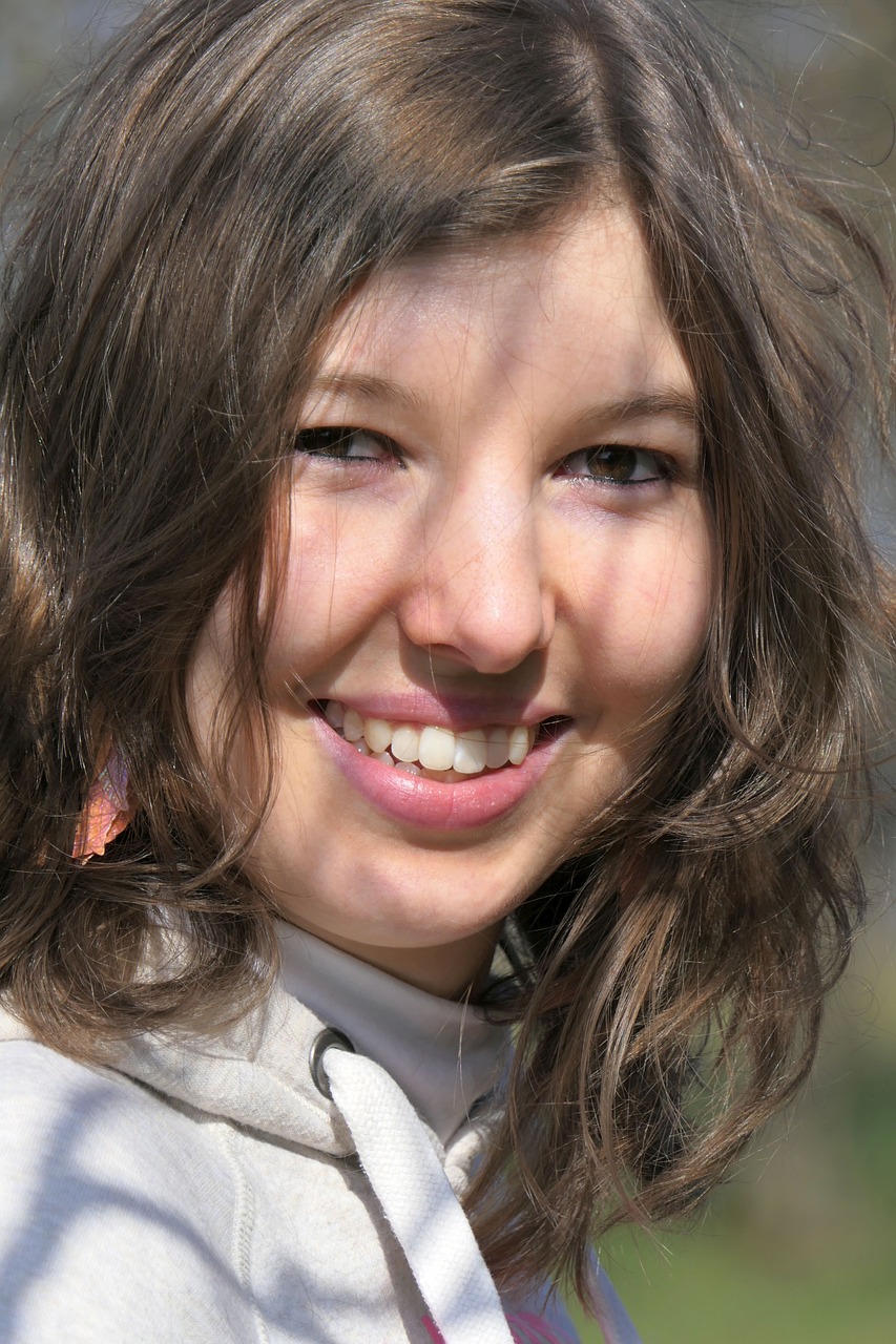 portrait face young woman free photo