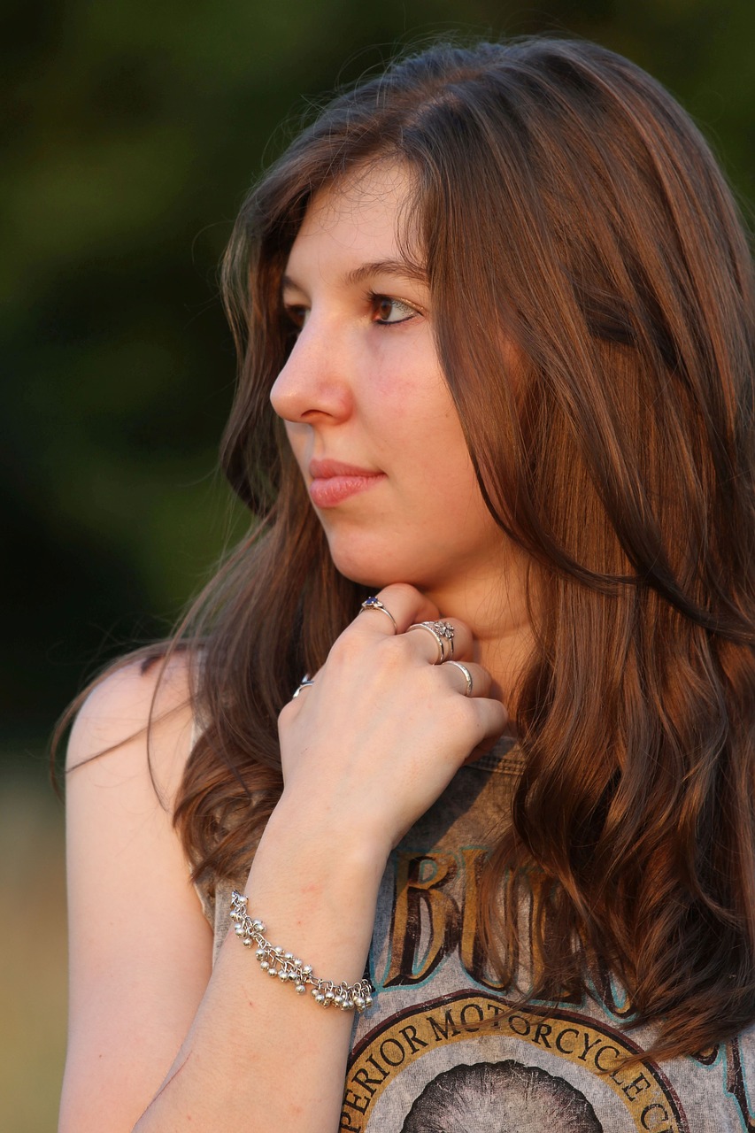 portrait young woman of course free photo