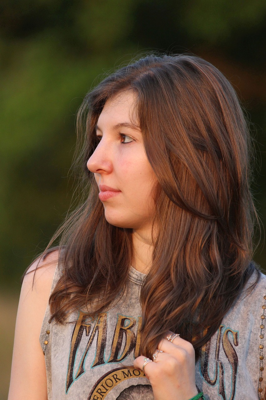 portrait young woman face free photo