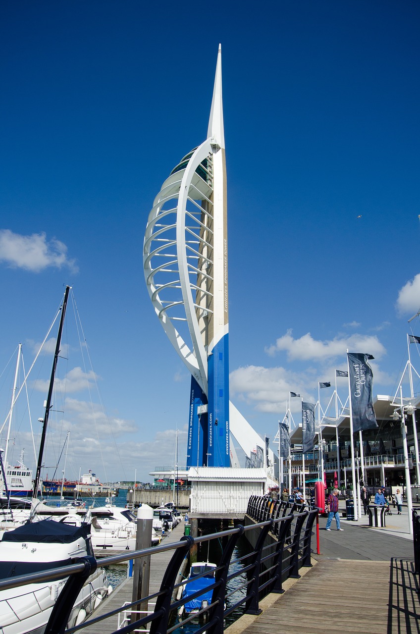 portsmouth  spinnaker tower  landmark free photo