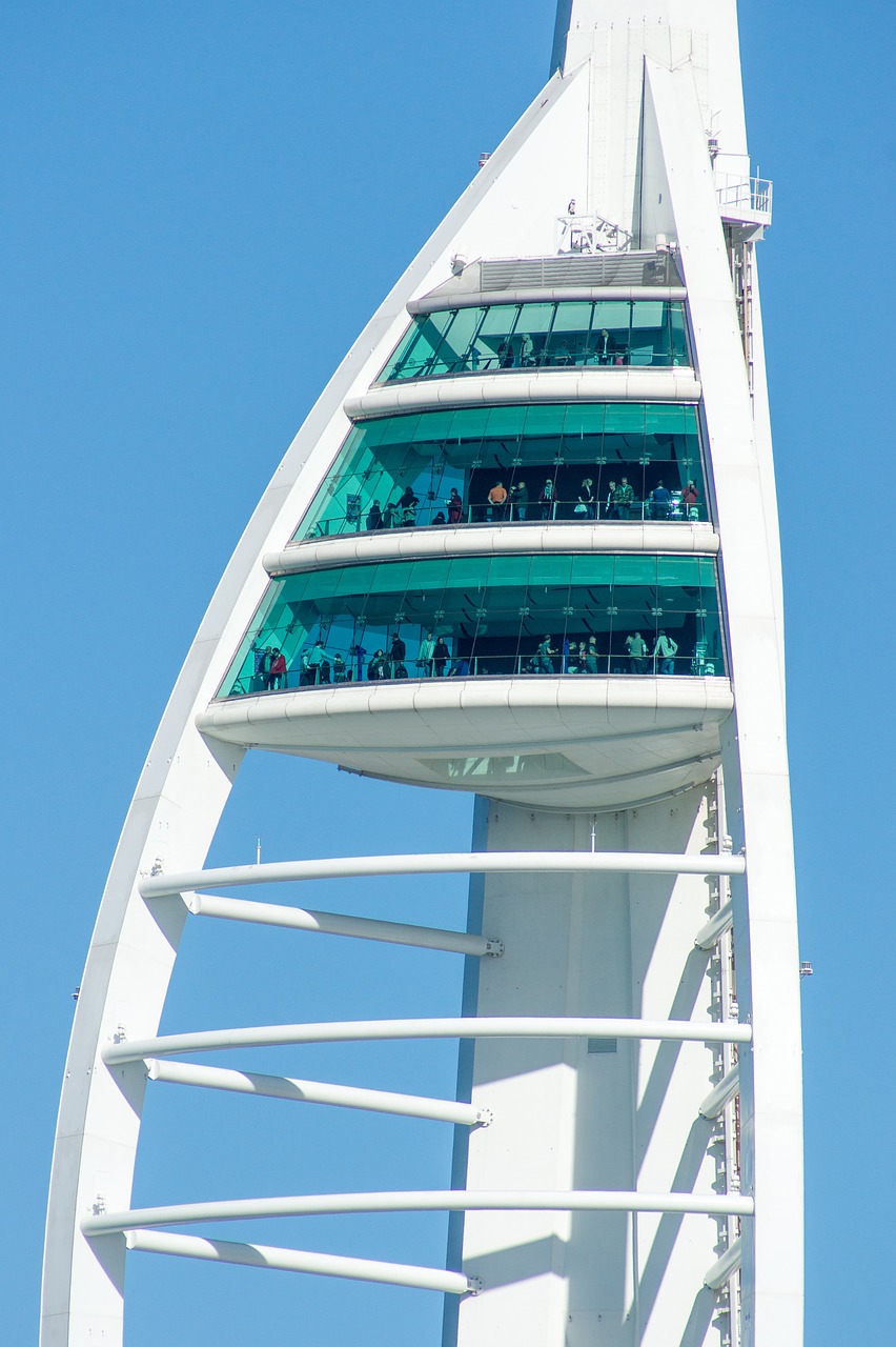 portsmouth tower viewing platform free photo
