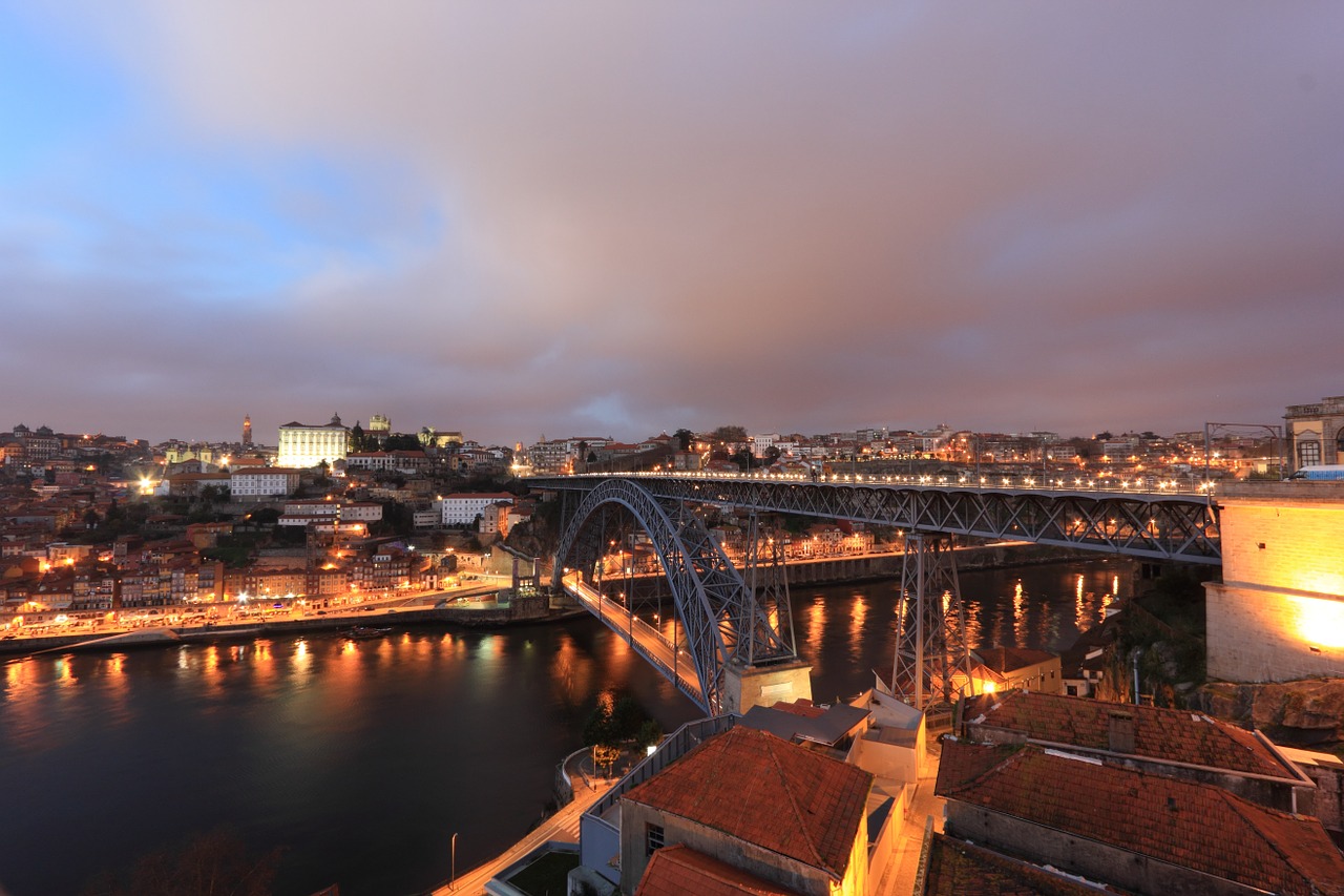 portugal porto eifel bridge free photo