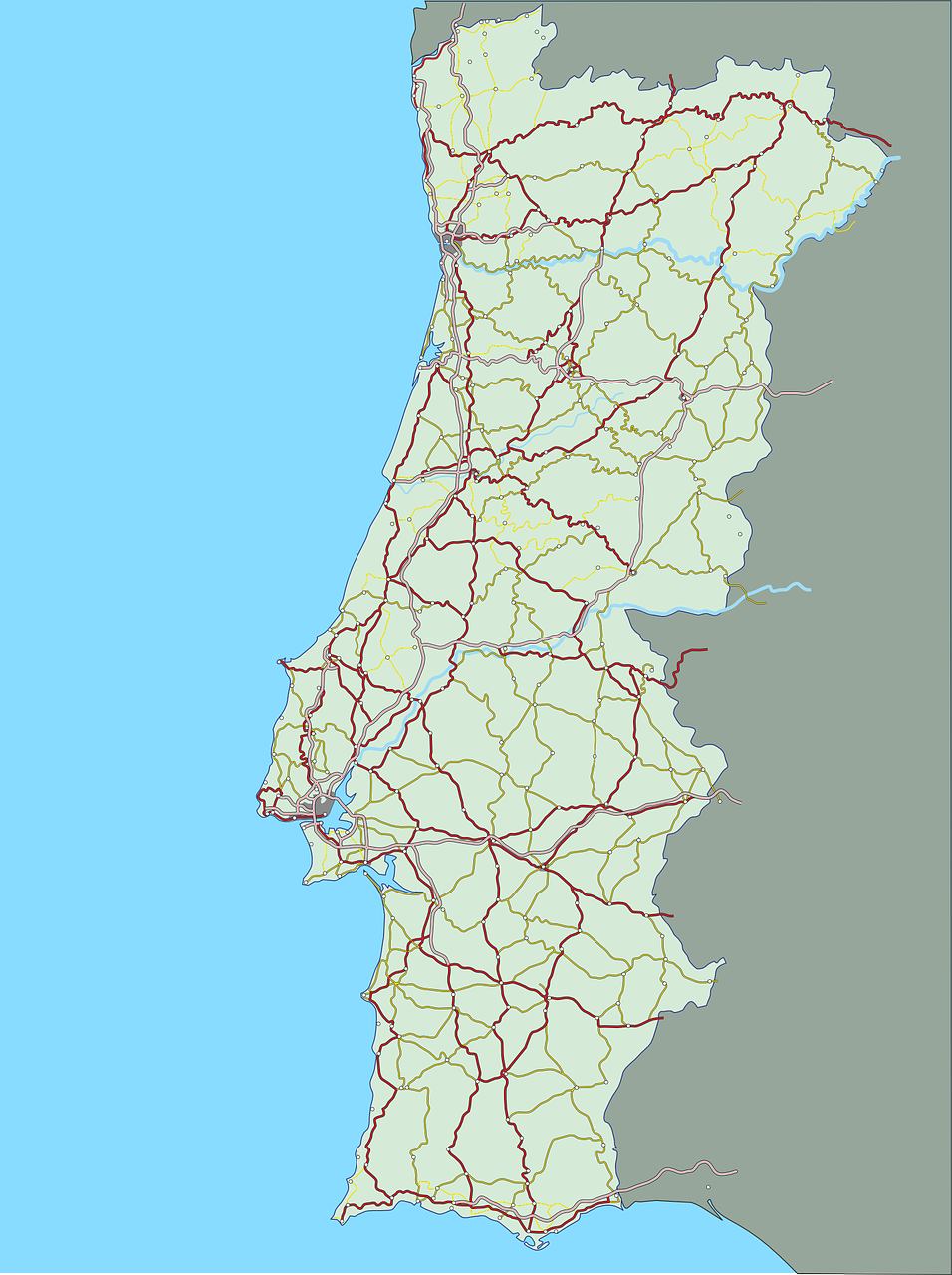 portugal map country free photo